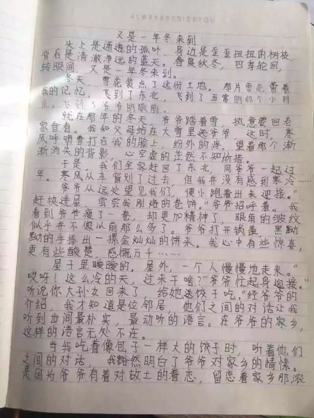 致明星的一封真挚信件