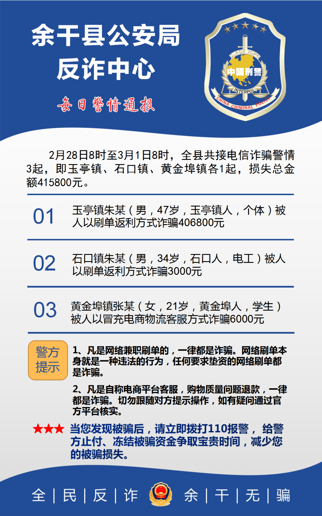 余干电信诈骗最新动态揭秘，警惕新型网络欺诈手段，防范未然！