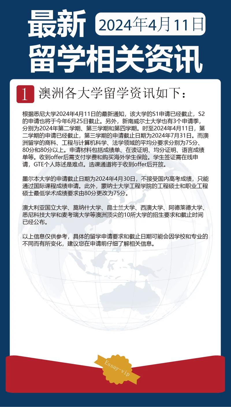 澳大利亚留学最新动态，时代选择与潮流引领